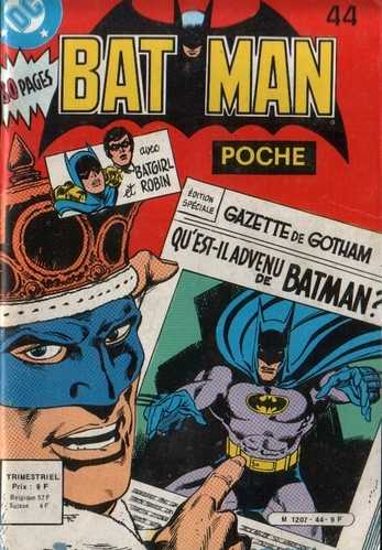 Scan de la Couverture Batman Poche n 44